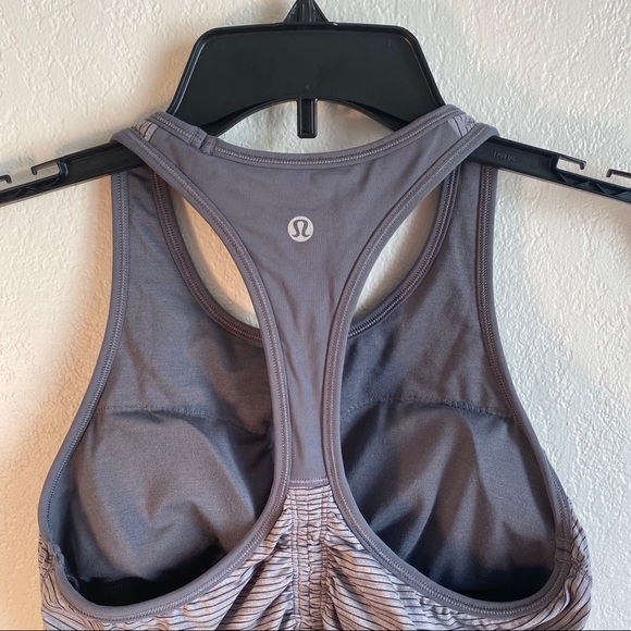 Lululemon Ruche Of Adrenaline Tank Gray Size 4 - Picture 6 of 14